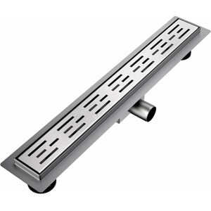 EMKE Shower Drain Linear Drain Invisible Linear Floor Shower Drain, Stainless Steel Drain with Odor Stop and Hair Strainer, High Flow Capacity Channel