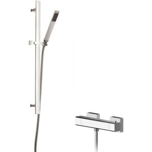 Balterley - Empire Square Bar Valve & Sheer Slide Rail Shower Kit - Chrome