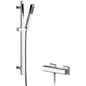 Balterley - Empire Square Bar Valve & Slide Rail Shower Kit - Chrome