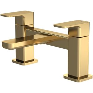 Balterley - Square Deck Mounted Bath Filler Tap - Brushed Brass