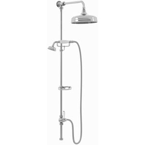 Enki - Downton Shower Riser Rail Kit Watercan Chrome RG043