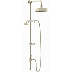 Enki - Downton Shower Riser Rail Kit Watercan English Gold RG049