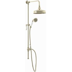 Enki - Downton Shower Riser Rail Kit Watercan English Gold RG048