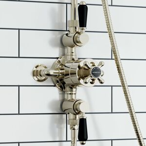 Enki - Downton Triple Shower Valve 2-Outlet English Gold Black