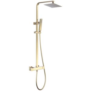 Enki - Enzo Ultra Slim Shower Head & Handheld Sqaure Brass 200mm