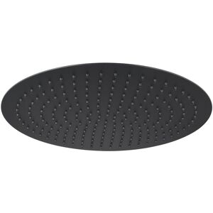 Enki - Ultra Slim Shower Head Round Matte Black 40cm