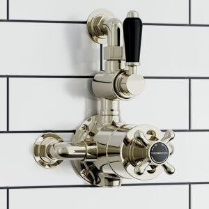 Enki - Downton Twin Shower Valve Thermostatic English Gold T113