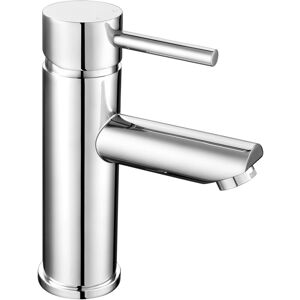 Balterley - Minimalist Round Mono Basin Mixer Tap & Push Button Waste - Chrome
