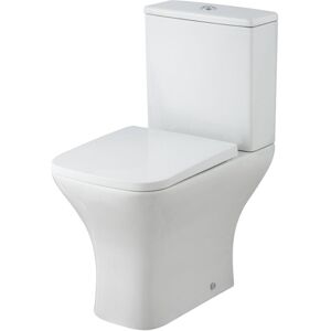 BALTERLEY Rimless Toilet Pan, Cistern & Soft Close Seat - 790mm x 375mm x 612mm