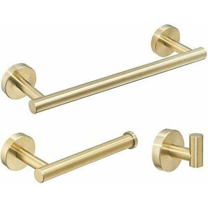 Dewdat - Gold Bathroom Accessories Accessories Bars Set Hand Towel Holders Ring Holders Rails for Bathrooms