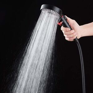 Ymyny - Handheld Shower Head, Double-Sided and Three Modes High Pressure, Essential Bathroom Accessories, Shower Head and Hose Combo mumu