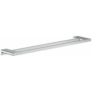 Hansgrohe AddStoris Bathroom Double Towel Rail Chrome Wall Mounted Modern 648mm