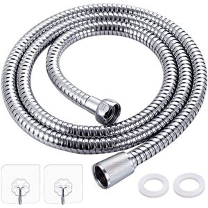 Longziming - High Quality Flexible Shower Hose Stainless Steel Hose,Shower Hose 1.5M Material: 304 Stainless Steel
