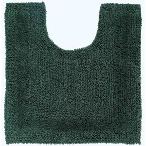 Homescapes - Luxury Reversible Cotton Pedestal Mat - Moss Green