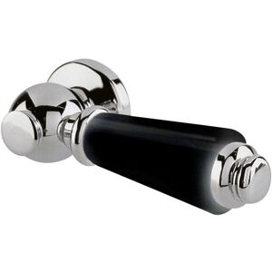 Hudson Reed - Old London Chrome and Black Ceramic Cistern Flush Lever - E470