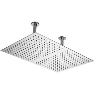 Hudson Reed - Rectangular Ceiling Mounted Shower Head And Ceiling Arm 600mm x 400mm - Chrome