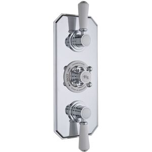 Hudson Reed - Topaz Concealed Triple Handle Shower Valve - Chrome