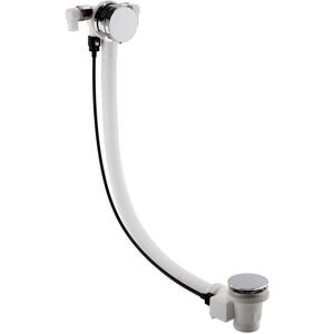 Hudson Reed - Nuie Freeflow Bath Filler with Pop Up Waste and Overflow - Chrome