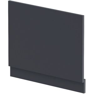 Hudson Reed - Nuie Satin Soft Black 700mm End Bath Panel with Plinth - BPR1411