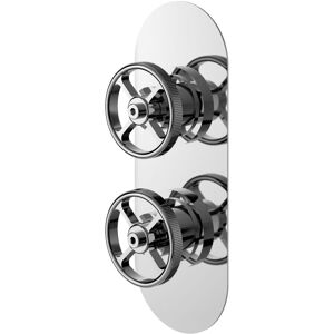 Hudson Reed - Nuie Revolution Concealed Shower Valve Dual Handle - Chrome