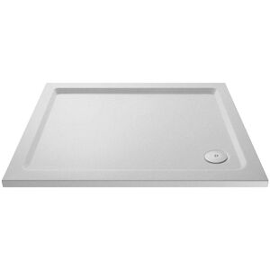 Hudson Reed - Nuie Pearlstone Slip Resistant Rectangular Shower Tray 1200mm x 800mm