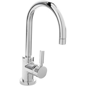 Hudson Reed - Tec Single Lever Side Action Mono Basin Mixer Tap with Waste - Chrome