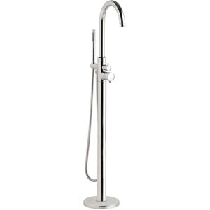 Hudson Reed Tec Lever Chrome Floor Standing Thermostatic Mono Bath and Shower Mixer Tap - PN322