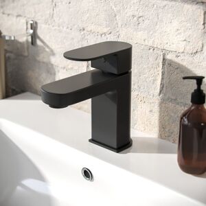 Nes Home - Eclipse Contemporary Matte Black Basin Sink Mono Mixer Tap