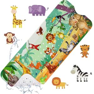 Linghhang - Non-Slip Baby Bath Mat, 100x40cm Anti Slip Bath Mat Heavy Duty Shower Mat with 200 Suction Cups for Kids and Baby, bpa Free pvc Material