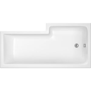 Balterley - l Shape Left Hand Shower Bath Tub with Leg Set (Waste & Panels Not Included) - 1500mm