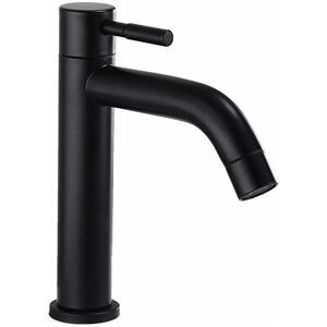 TINOR Matte Black Stainless Steel Bathroom Faucet