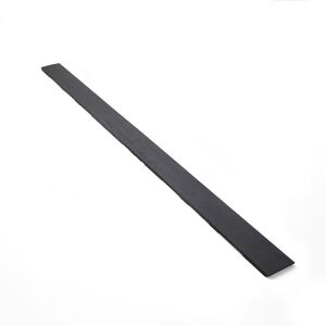 Rasa - 1800mm Slate Effect Rectangular Shower Tray Side Panel and Fixing Kit - Graphite - Milano