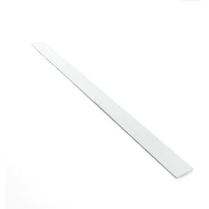 Rasa - 1800mm Slate Effect Rectangular Shower Tray Side Panel and Fixing Kit - White - Milano
