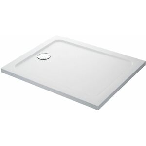 Mira Showers - Mira Flight Safe Shower Tray Low Profile Acrylic Waste 1700x700 - White