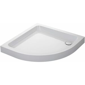 Mira Showers - Mira Flight Shower Tray Quadrant Deep Profile Stone Resin Waste 900 x 900mm - White