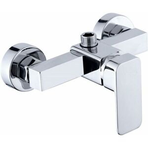 Cyslmuk - Modern Chrome Wall Mounted Shower Faucet Hot and Cold Water Shower Tap Bathroom Mixer Tap