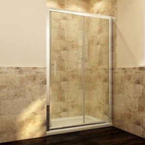 1200mm Waterproof Sliding Shower Cubicle 6mm Safety Tempered Glass Shower Cabin - Elegant