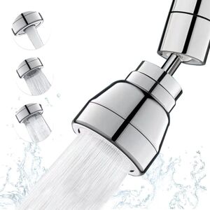 Linghhang - Modes Kitchen Faucet Sprayer Head - 360 Degree Kitchen Sink Spray Head (Silver), Kitchen Aerator, Water Saving Faucet Adapter, for