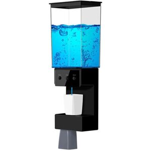 TLILY Mouthwash Dispenser for Bathroom Touchless 650ML,Wall Mounted Automatic with 2Pcs Magnetic Cups