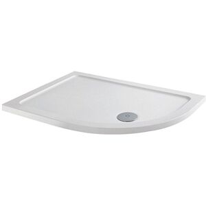 Elements Anti-Slip Offset Quadrant Shower Tray 1200mm x 800mm Right Handed (inc Waste) - MX