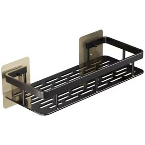 Cyslmuk - No Drilling Shower Shelf in Aerospace Aluminum, Rustproof Bathroom Storage, Self-Adhesive Bathroom Shelves
