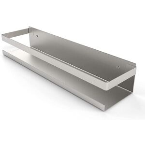 Linghhang - No Drilling Shower Shelf, SUS304 Stainless Steel Bathroom Shelf, Self-Adhesive, Brushed 30cm