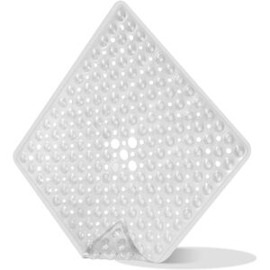 Linghhang - Non Slip Shower Mat 53x53cm Square Shower Mat bpa Free - Non Slip Shower Mat with Drainage Holes for Water Resistance