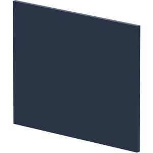 Nuie - Arno Square Shower Bath End Panel 520mm h x 680mm w - Satin Midnight Blue