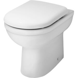 NUIE Comfort Height Back To Wall Toilet Pan - 440mm x 360mm x 540mm