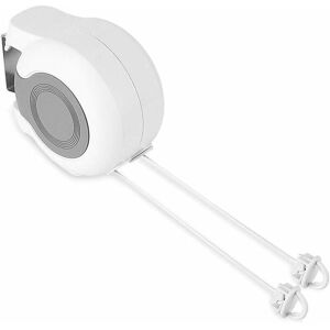ALWAYSH Outdoor Retractable Clothesline, 13m Expandable Wall Mounted Clothes Drying Rack with 2 Clothesline, for Bathroom Balcony Garden Indoor Travel
