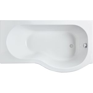 Balterley - p Shape Right Hand Shower Bath Tub with Leg Set - 1500mm