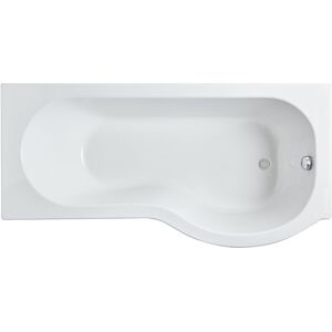 Balterley - p Shape Right Hand Shower Bath Tub with Leg Set - 1600mm