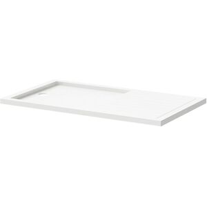 Hudson Reed - Wholesale Domestic Pearlstone 1400mm x 800mm x 40mm Rectangular Walk In Shower Tray