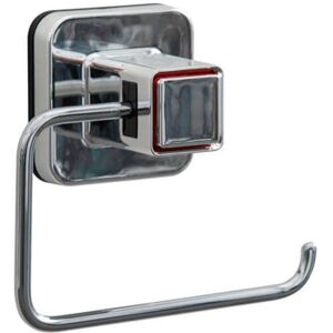 Showerdrape Pushloc Stainless Steel Suction Wall Mounted Toilet Roll Holder